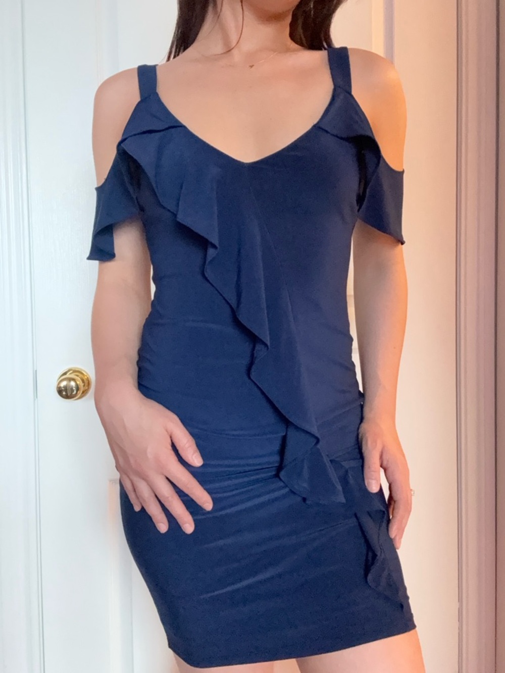 le château Navy Dress